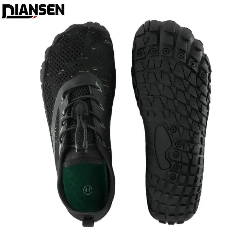 Wide Toe Zero Barefoot Shoes Mens Minimalist Water Shoes Breathable for Walking Rock Climbing Wrestling Trail Running Sneakers — image 2