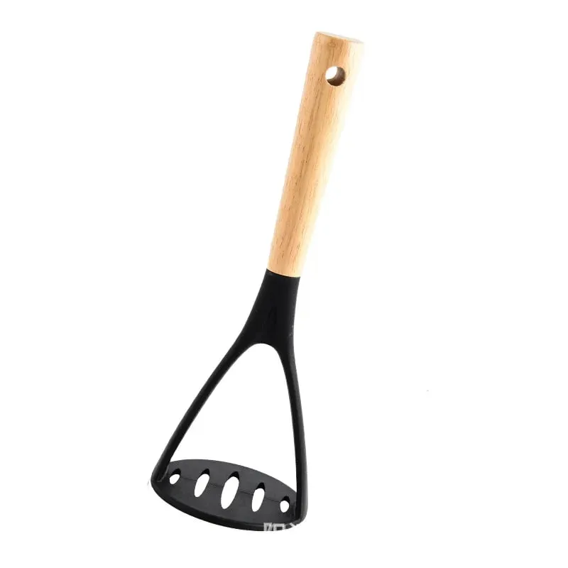 Cross-border kitchen tools Silicone potato press purer Garlic press Potato purer Resistant to high temperatures — image 5