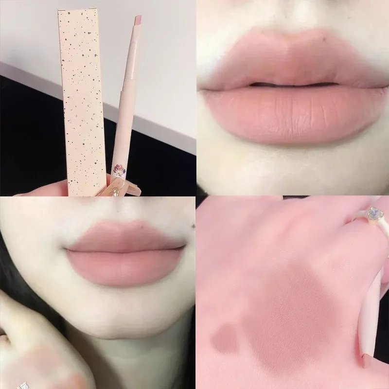 Matte Lip Liner Outline Lips Lipstick Pen Waterproof Long-lasting Color Lip Pencil Lipstick Pen