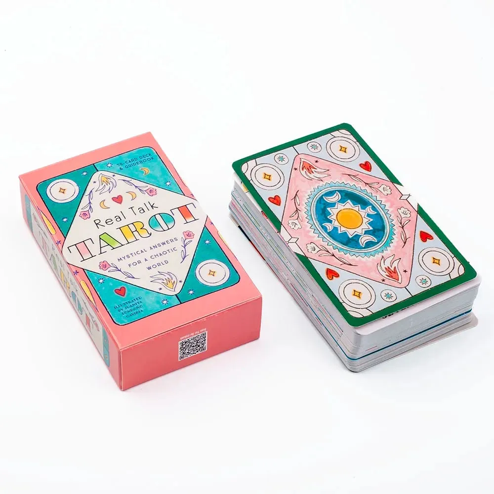 Real Talk Tarot Fortune Telling Divination Deck Game with 78 Cards & Guidebook Modern Illustrations Family Party Fun Board Game — image 5