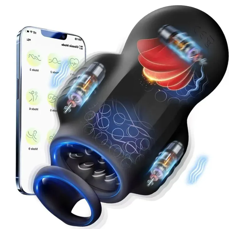 Male Glan Massager Penis Stimulator Penis Vibrator Delay Stamina Trainer Vibrator Oral Climax Masturbator Sex Toys for Men — image 1