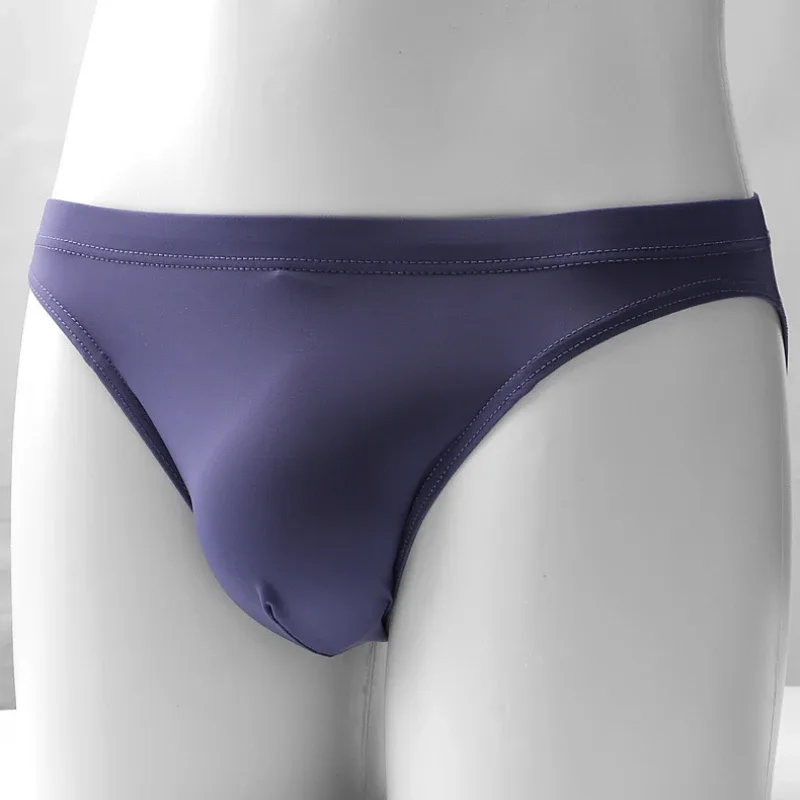 Mens Bikini Underwear Ultra-Thin Sheer U Convex Pouch Lingerie High Elastic Underpants Low Waist Quick-Dry Calzoncillos Hombre — image 9