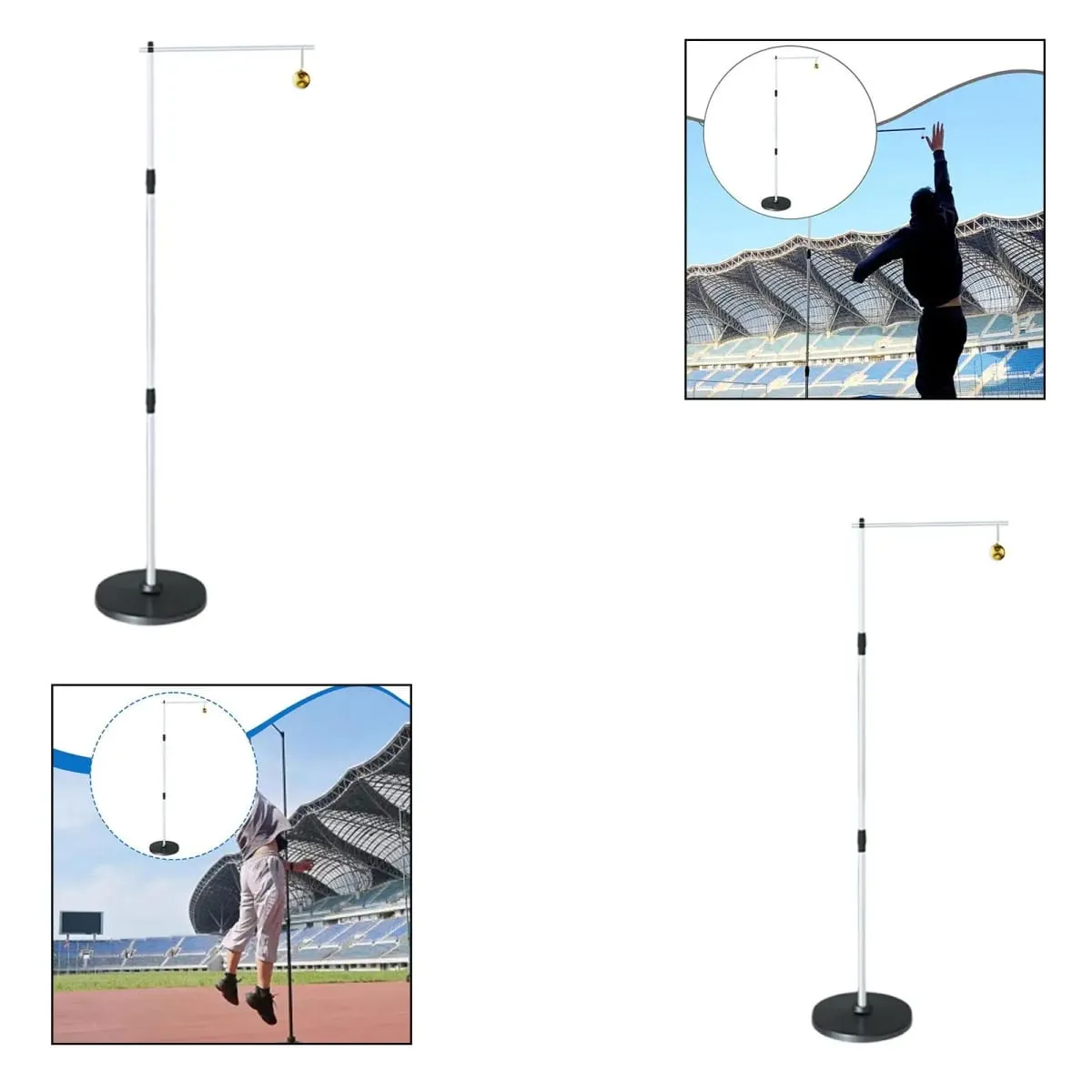 Vertical Jump Tester Floor Standing Jump Training Tool Steel Structure for Sports Schools and Home Exercise Measurement