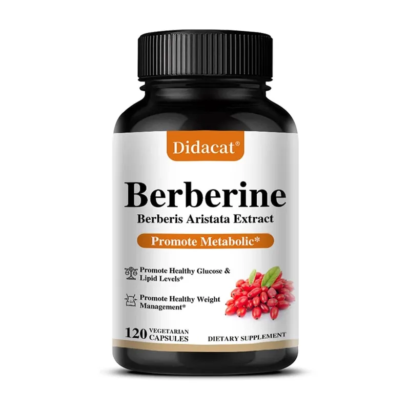 Berberine 500 Mg Dietary Supplement - Metabolism Healthy Weight Management Circulatory Health Blood Lipids Blood Sugar