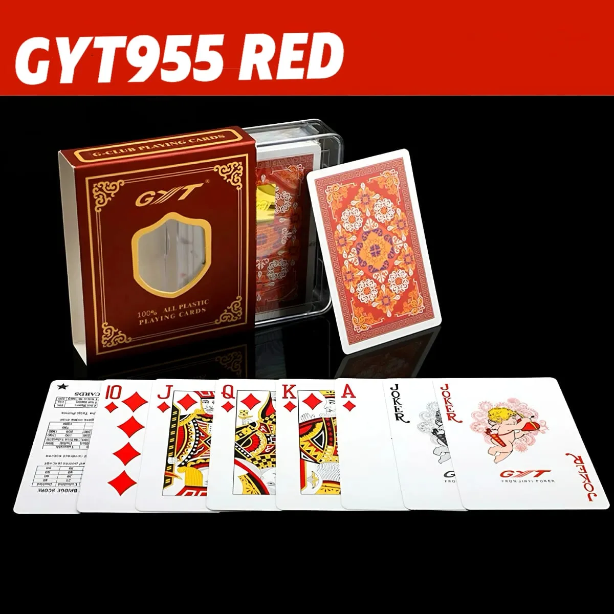 Premium Frosted Playing Cards PVC Plastic Waterproof Durable Poker Cards Large Character Deck of Cards for Parties — image 11