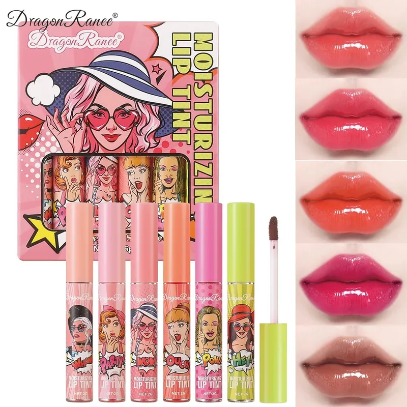 6-pack Lip Gloss Set is easy to color and does not fade. It is a must-have for beginners with lip gloss and holiday — image 1