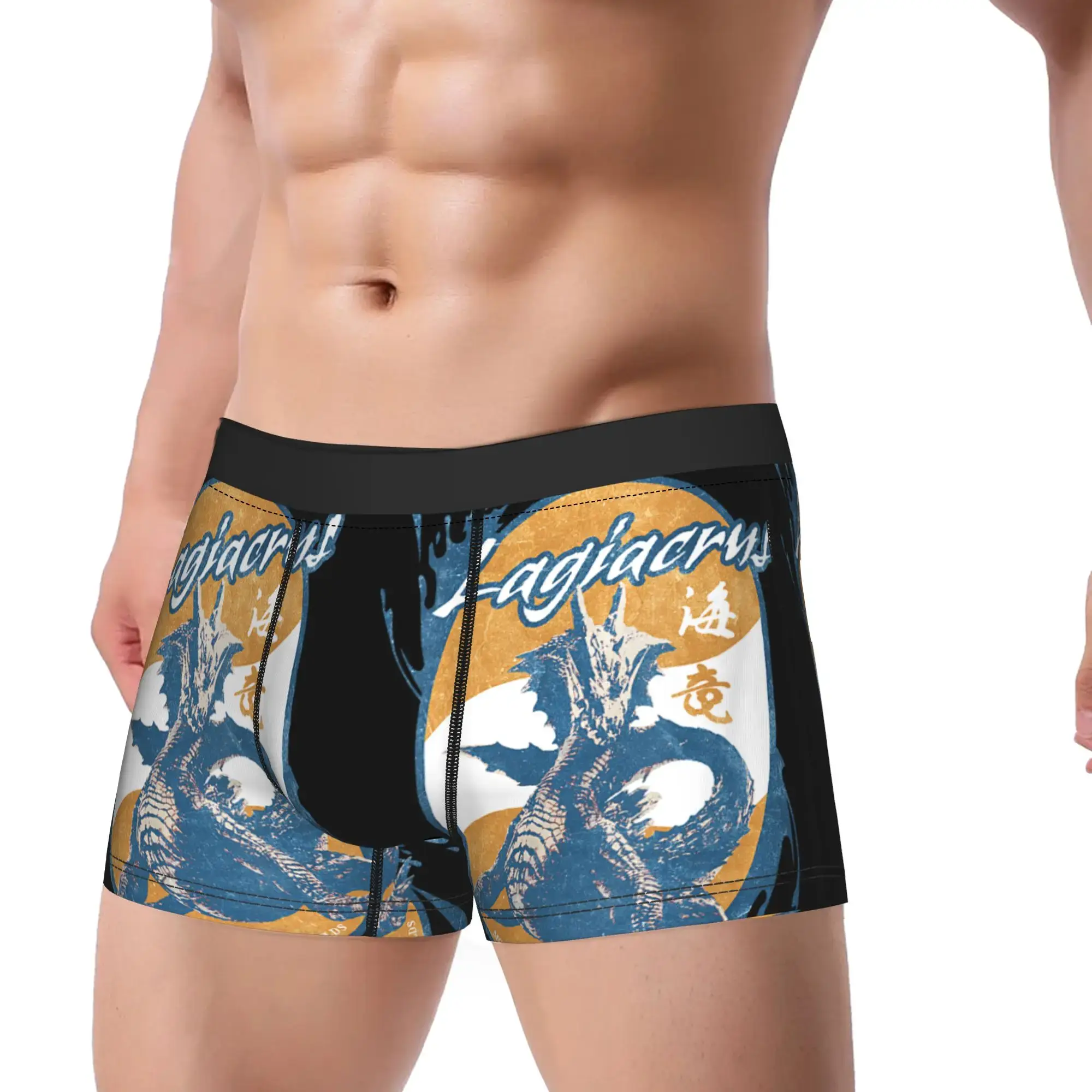 Wilds Lagiacrus BP Monster Hunter Quần Lót Breathbale Quần Lót Quần Lót Nam Thông Gió Quần Short Quần Sịp Boxer — image 2
