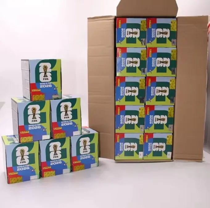 2026 FIFA World Cup Panini Samlerklistermærkesæt med matchende album 50 pakker 7 klistermærker hver i alt 350 til sportsfans — image 2
