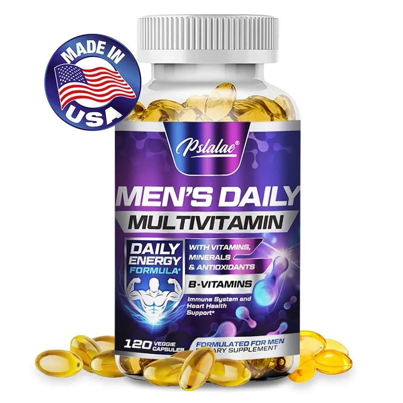 Men's Multivitamin Supplement - Provides Energy and Endurance Supports Heart Brain Health and Vitality — image 2