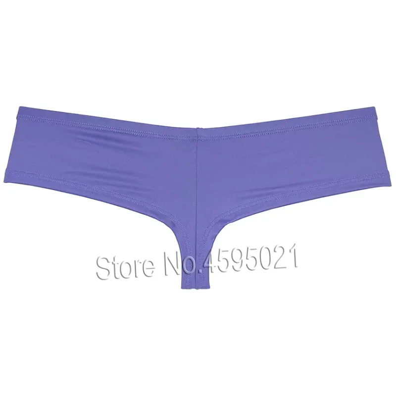 Cheeky Men's Micro Boxer Brief Brazilian Underwear Male Bikini Lingerie Beach Shorts Curvy Pouch Silky Low Rise High Leg Undies