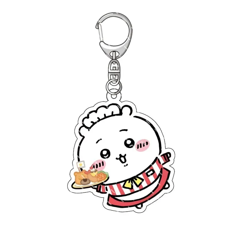 yiji Pendant Anime Comic Acrylic Peripheral Keychain Hachiware Usagi Cute Pendant Bag Hanging Decoration Decoration — image 12
