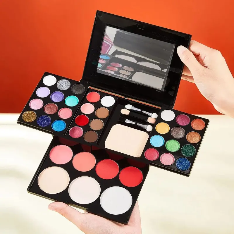 39-Color Makeup Powder Box Makeup Plate Makeup Set Full Set of Powder Eyeshadow Lipstick. — image 2
