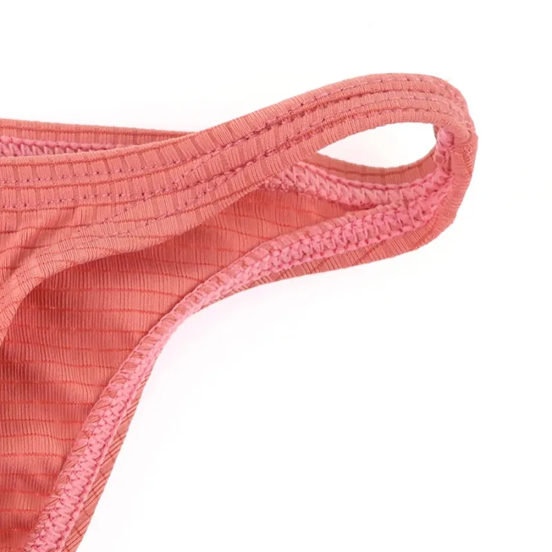 Slip de Bikini pour hommes, sous-vêtements Sexy, culotte Gay confortable, pochette pour pénis, Slip Hombre Cuecas, sous-vêtement masculin en maille de Nylon QuickDryHT116 — image 9