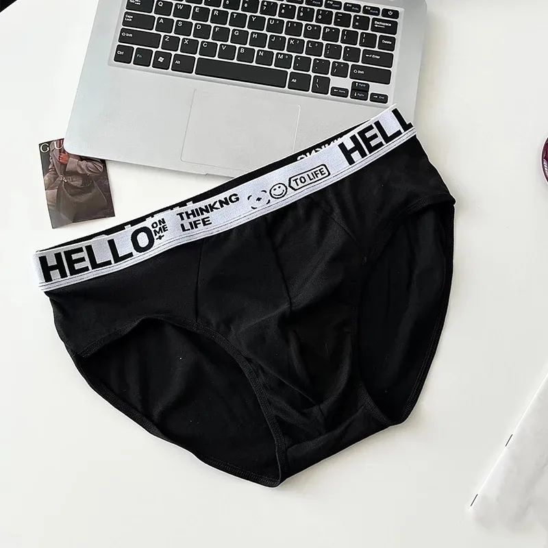 3PCS Underpants Soft Men's Panties Sports Personality Boxers Breathable Large Size Panties Briefs for Men Underwear T Underwears — image 5