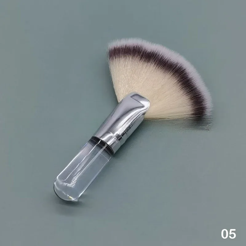 Mini Fan Makeup Brushes Facial Powder Foundation Blusher Concealer Brush Cosmetic Tools Synthetic Fiber Fan Brushes