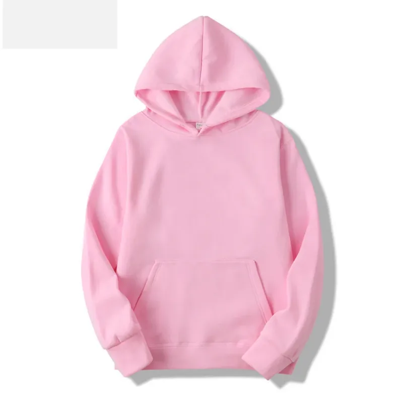 2025 Men's Solid Color Hooded Sweaters Men's Warm Wool Sweater Fashionable Street Clothing Loose Breathable Jersey Brand Hooded — image 16