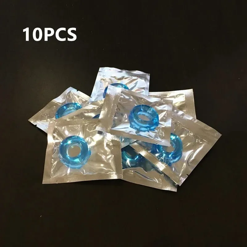 10/5Pcs Silicone Durable Penis Ring Adult Men Ejaculation Delay Cock Rubber Rings Penis Enlargement Sex Toys For Male Sex Ring — image 5