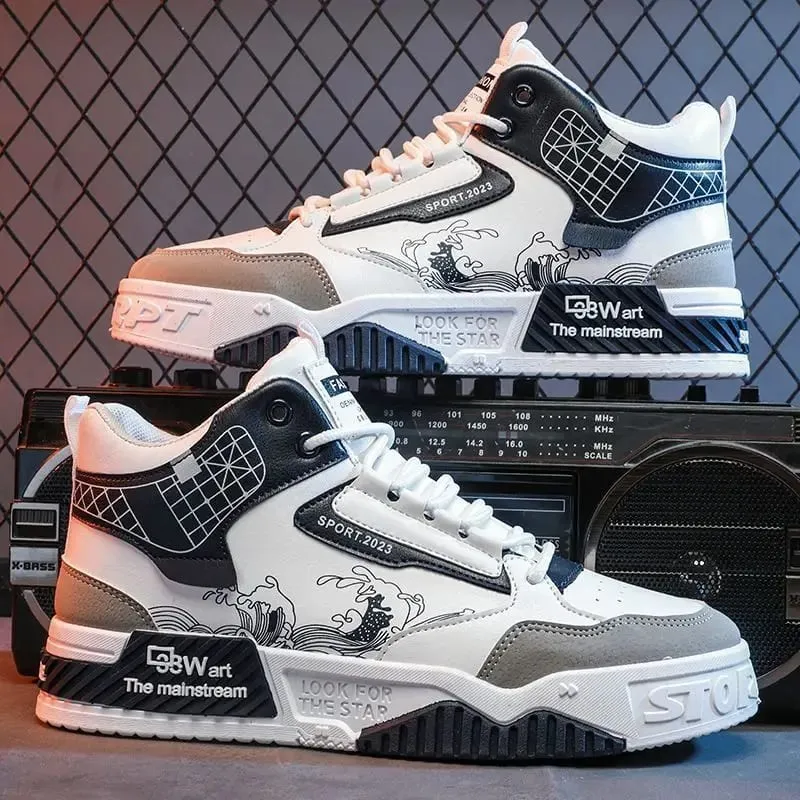 Skateboarding Shoes for Men Male Running Breathable Sports board White Shoes Sneakers Men Shoes Brand Casual Shoes for Men — image 7