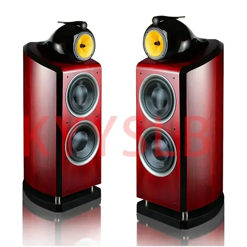 300W 10-inch High Power Three-way 4-unit High-end Passive Speaker Home Theater Floor Speaker Large Bass Speaker High Fidelity — image 2
