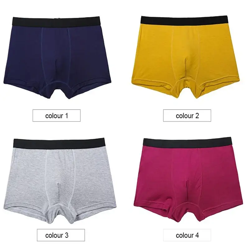 6pcs/Set Black Boxer Men Underwear Bamboo Men's Panties Shorts Breathable Underpants Man Comfortable Sexy Boxers & Briefs Men 3256805629748070 — image 14