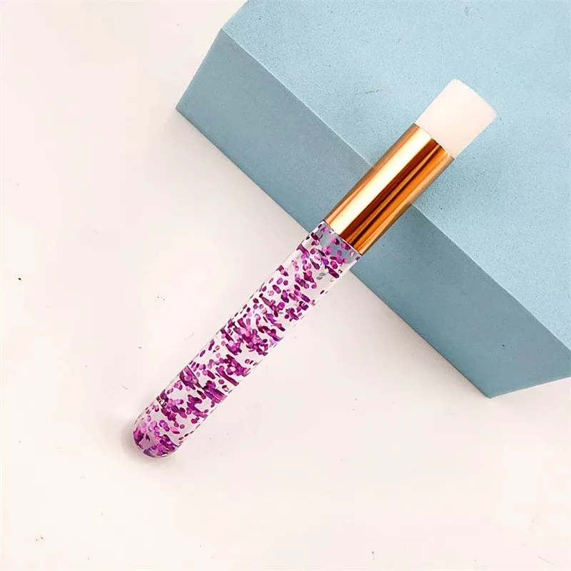 New Crystal Eyelash Cleaning Brushes Eyebrow Face Cleansing Nose Blackhead Deep Washing Lash Shampoo Brushes Beauty Make Up Tool — image 9