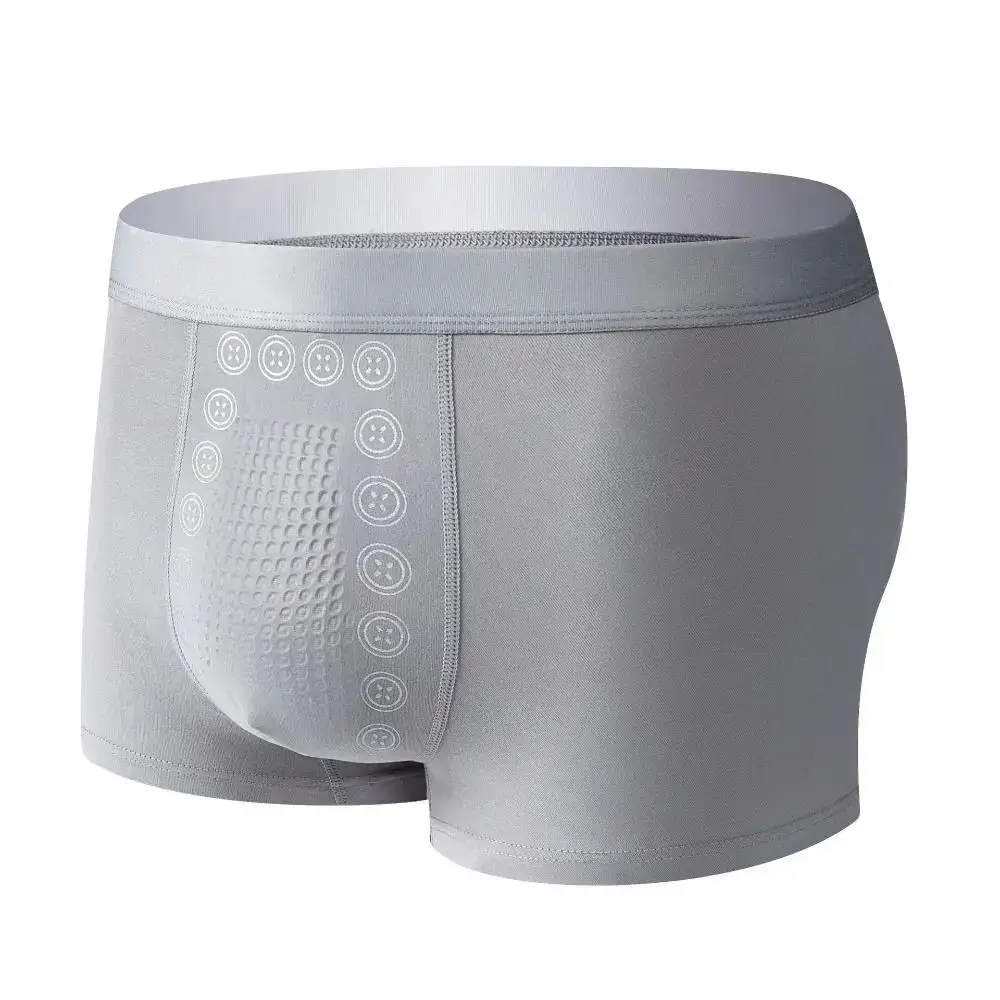 Polyester-Herrenunterwäsche, dehnbare Fasern, Magnetfeldtherapie, Herren-Boxershorts, bequeme Slips für den Freizeitgebrauch — image 8