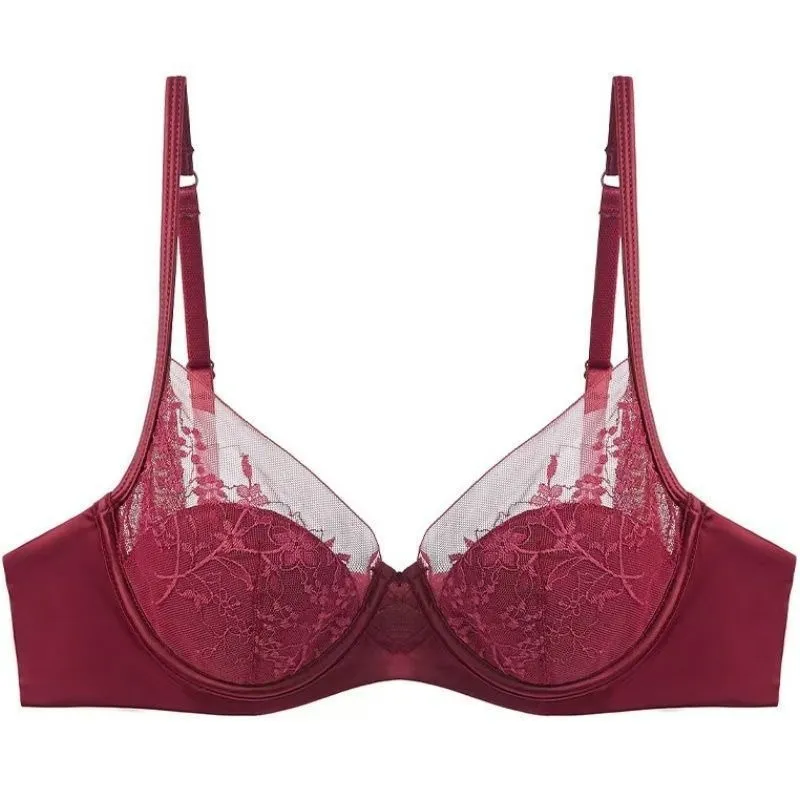 여성 브래지어와 팬티 세트 우아한 레이스 Bralette 무선 삼각형 컵 없음 Underwire 속옷 얇은 모여 컴포트 란제리 세트 — image 6