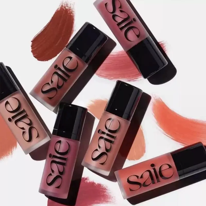 Saie Hydrating Blendable Dewy Liquid Blush CHILLY Buildable Luminous Multiuse Cheek Lip Tint Blush for All Sensitive Skin Tones