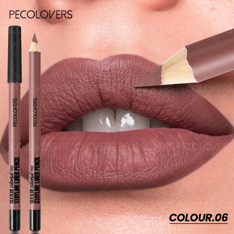 Matte Lipliner Second Back Lip Contour Plump and Charming Lips Non Drying Waterproof Lip Cosmetics Suitable for Beginners