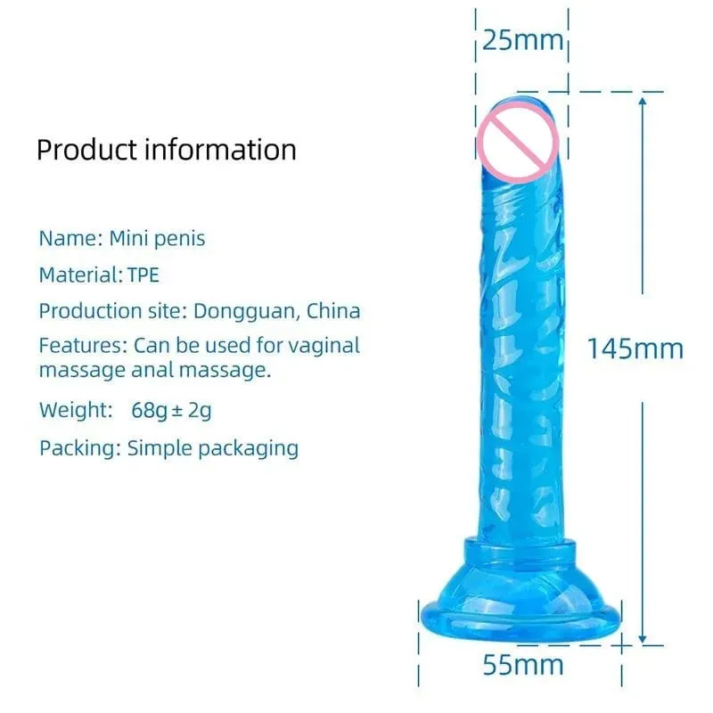 Female Masturbator Silicone Dildo with Suction Cup Realistic Dick Insertion G-Spot Orgasm Gay Anal Butt Plug BDSM Sex Toy — image 4