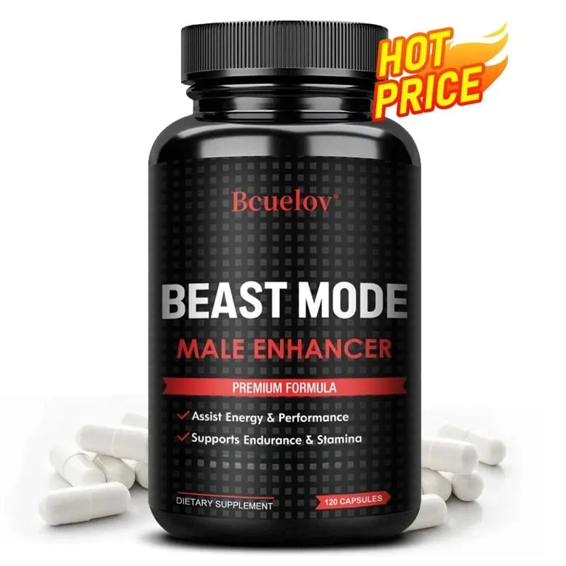 L-Arginine Capsules - Enhance Muscle Building Endurance Energy Boost Improve Men's Muscle Health Dietary Supplement NON-GMO — image 2