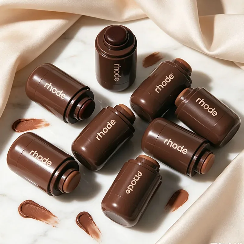 Latest Makeup 3D Face Contouring Pocket Bronze Contour Stick Easy To Push Away Soft Fog Matte Powder Blusher Stick Cosmetics — image 3