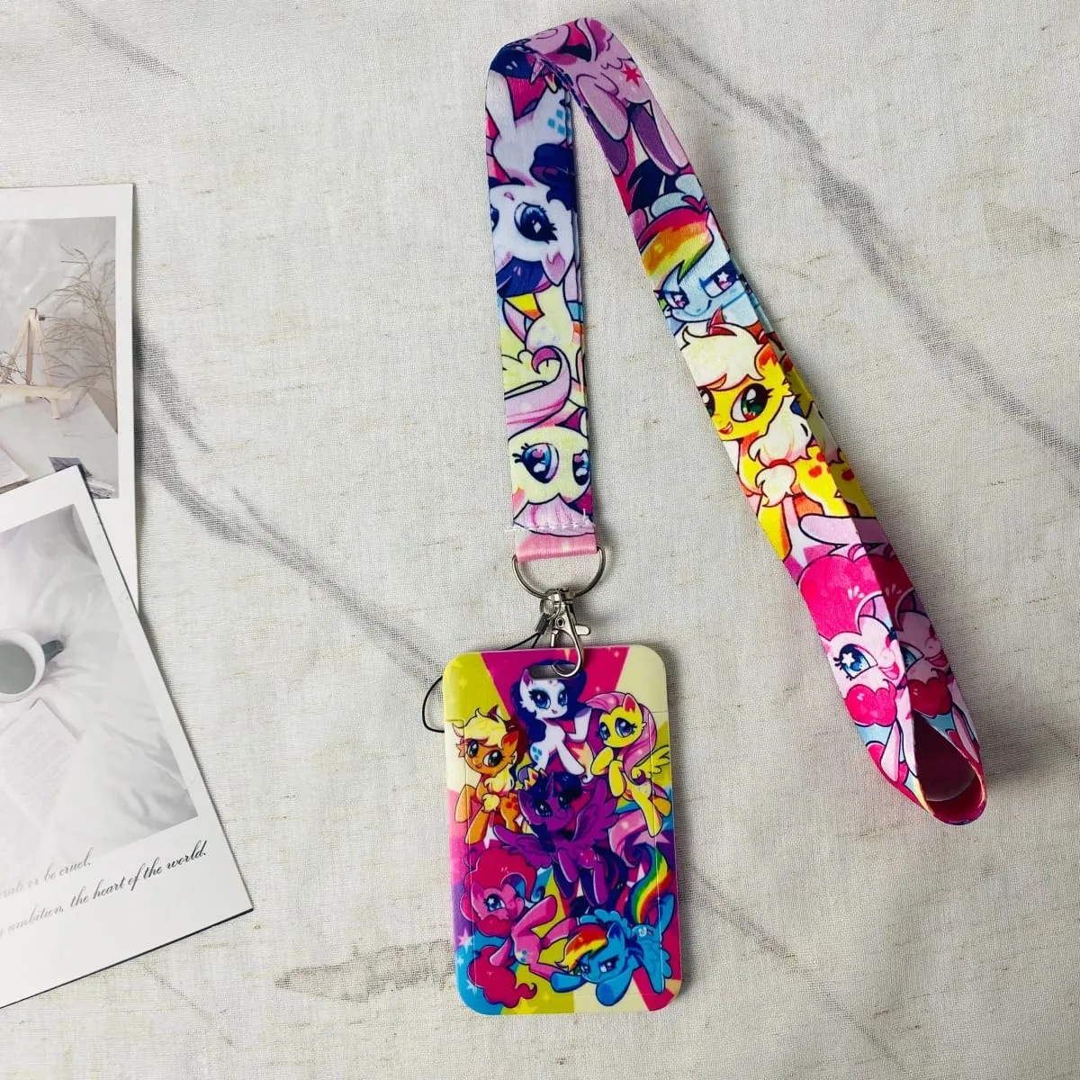 Anime Credential Badge Holder Kawaii Subway Card Holders Minnie Student Campus Lanyard Cards Holder Accessories Gifts — image 5