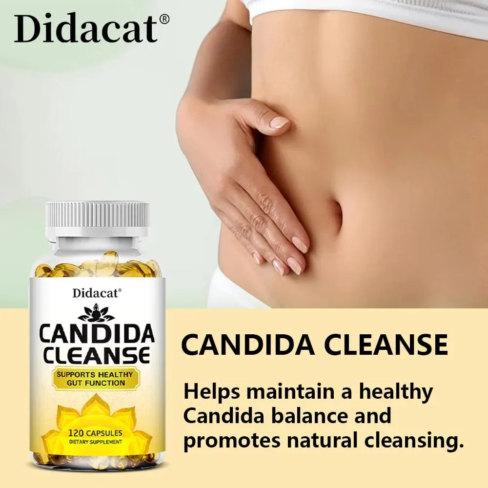 Candida Cleanse – enthält natürliche Kräuter und Probiotika zur Unterstützung einer gesunden Darmfunktion und eines gesunden Immunsystems, geeignet für Unisex — image 5