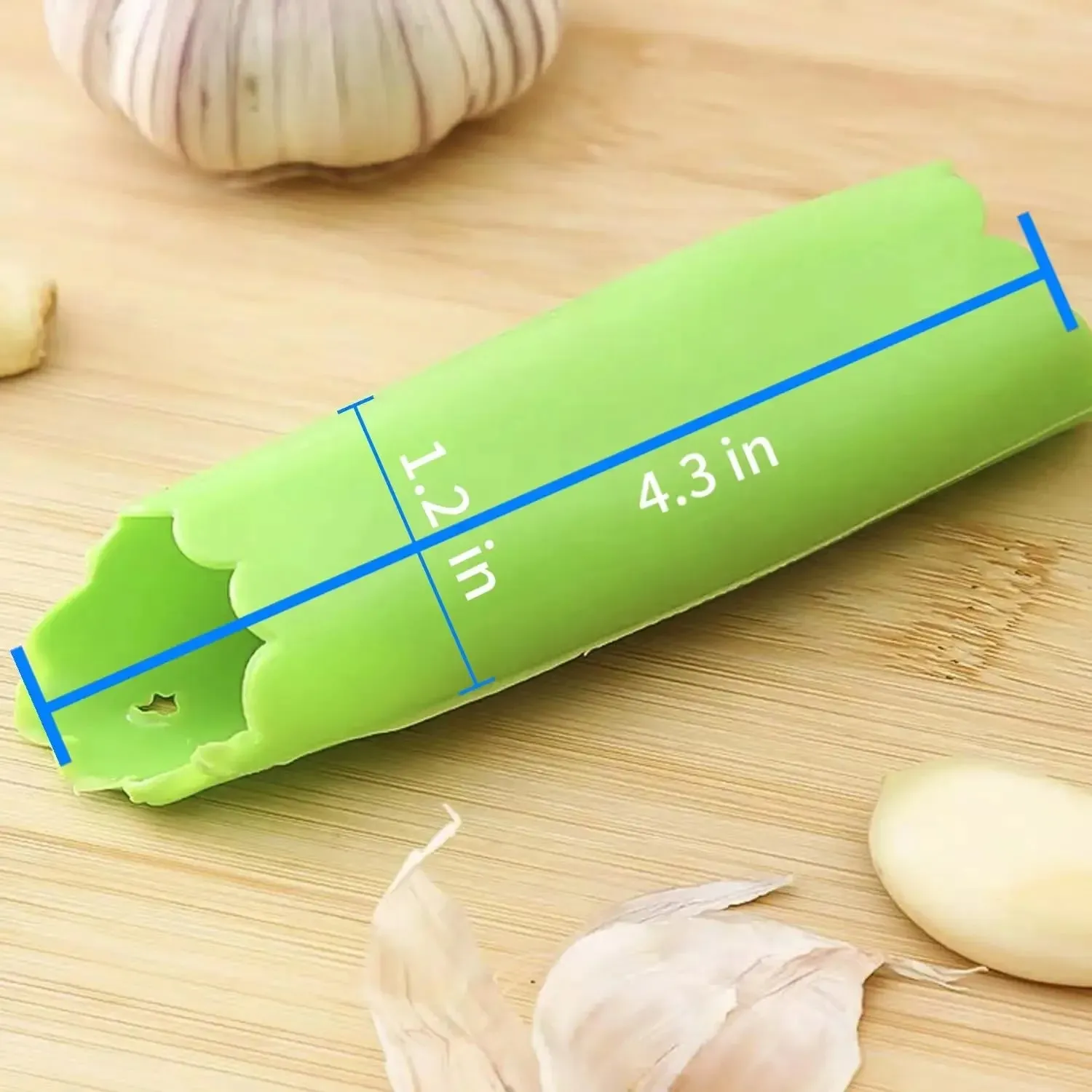 Practical Faster Silicone Garlic Peeler Upgrade Roll Tube Garlic Peels Garlic Cloves in Seconds Peeler Kitchen Tool Gift — image 5