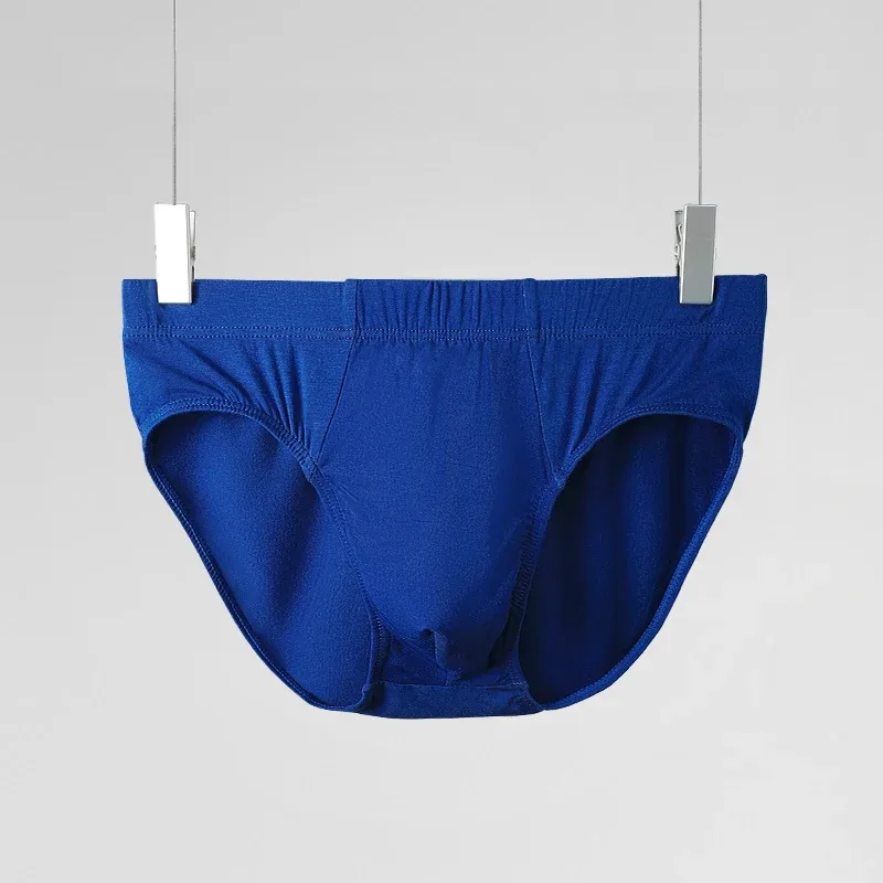 Intimo da uomo, slip da uomo, mutande modali sottili estive, fascino sessuale, pantaloncini traspiranti a vita bassa da uomo di grandi dimensioni