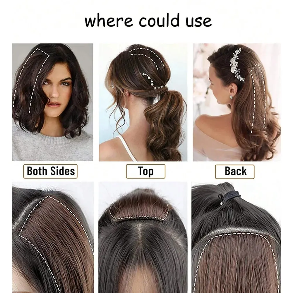 3pcs/set Clip in Hair Extensions Synthetic Hairpieces 20inch Thick Long Straight Clip in on Hair Extensions for Women Girls