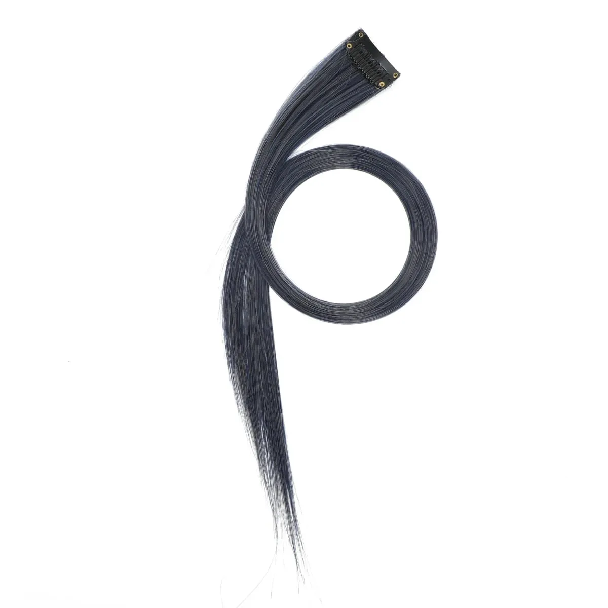 22 inch Colored Hair Extensions Straight Hairpiece 6pcs Colorful Hair Party Highlights Clip in Long Synthetic for Girls Women