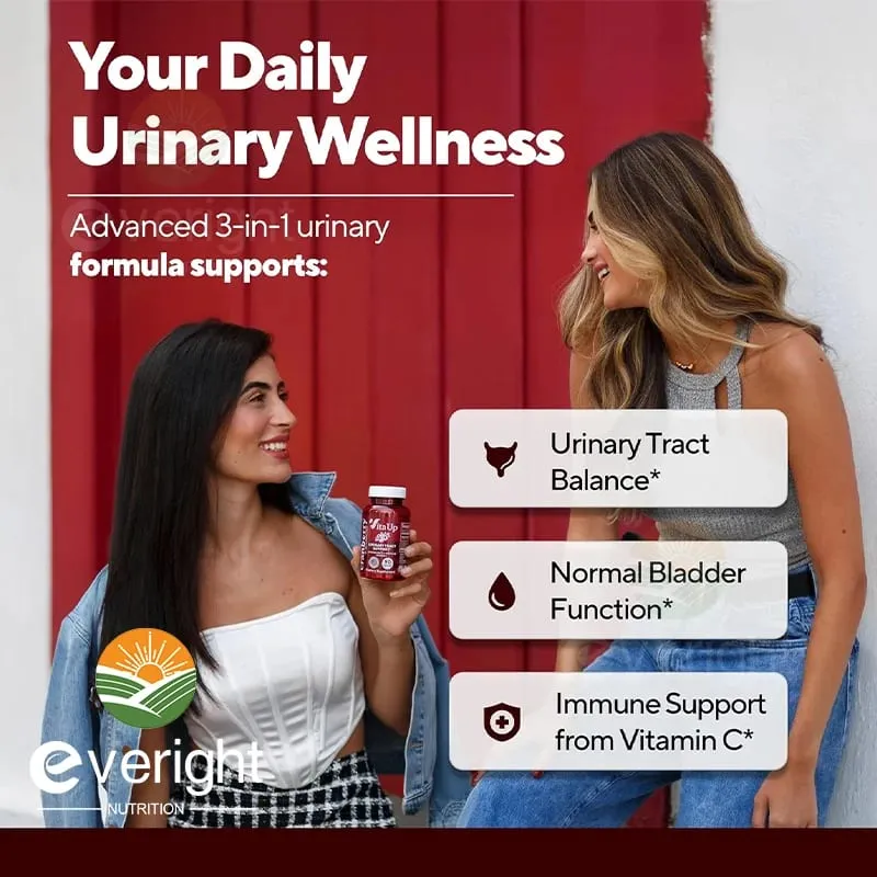 Kapsul Cranberry untuk Wanita - Campuran Pertahanan UTI dengan Vitamin C E - Saluran Kencing & Pundi kencing Sokongan Kesihatan pH Faraj Buah pinggang — image 2