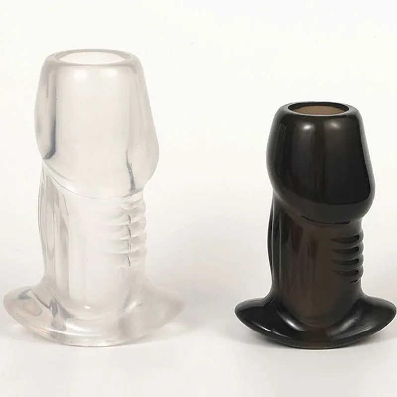 Hollow Anal Plug Stopper Soft Speculum Peeking Butt Expander Anus Dilator Enemator For Women Men Gay Sex Toy Sex For Women Men — image 1