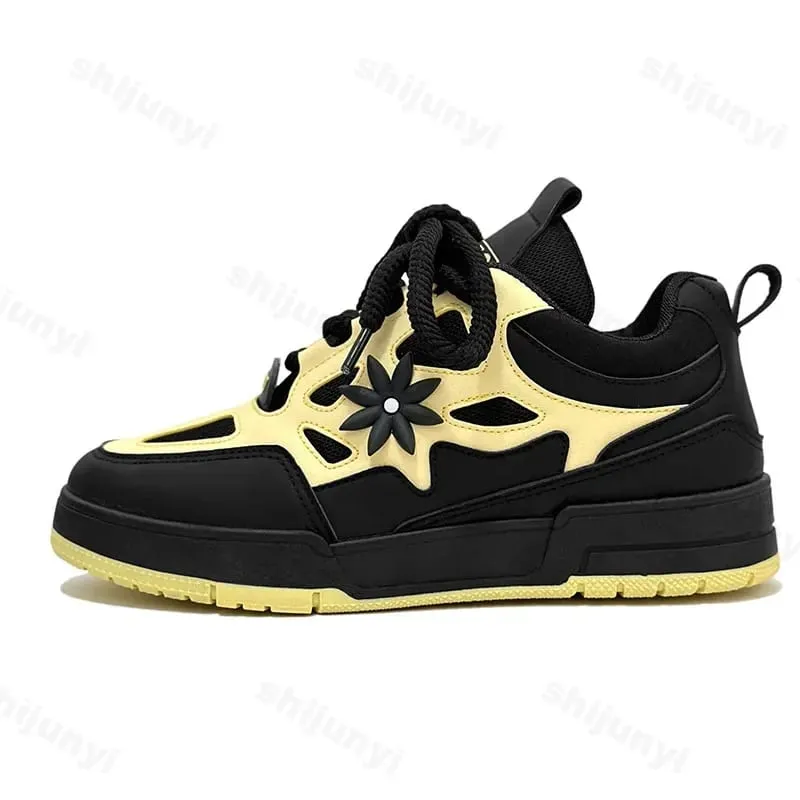 Men Platform Vulcanized Shoes New Fashion Increased Thick Sole Breathable Casual Wear Resistant Casual Sports Shoes for Men — image 6