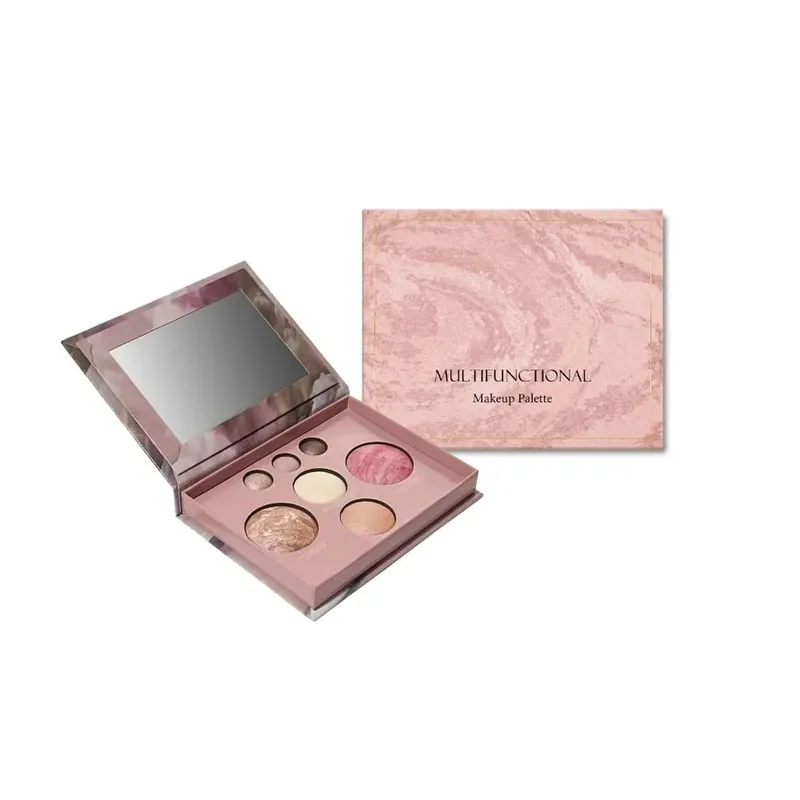 7 Colors Multi Function Makeup Palette Integrated Matte Shimmer Eye Shadow Blusher Highlight Contour Professional Palette Gifts