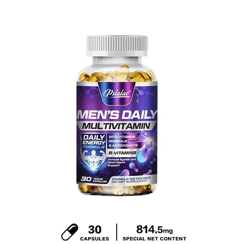 Men's Multivitamin Supplement - Supports Men's Multivitamin with Vitamins A C D E & B12 Zinc Calcium Magnesium and More