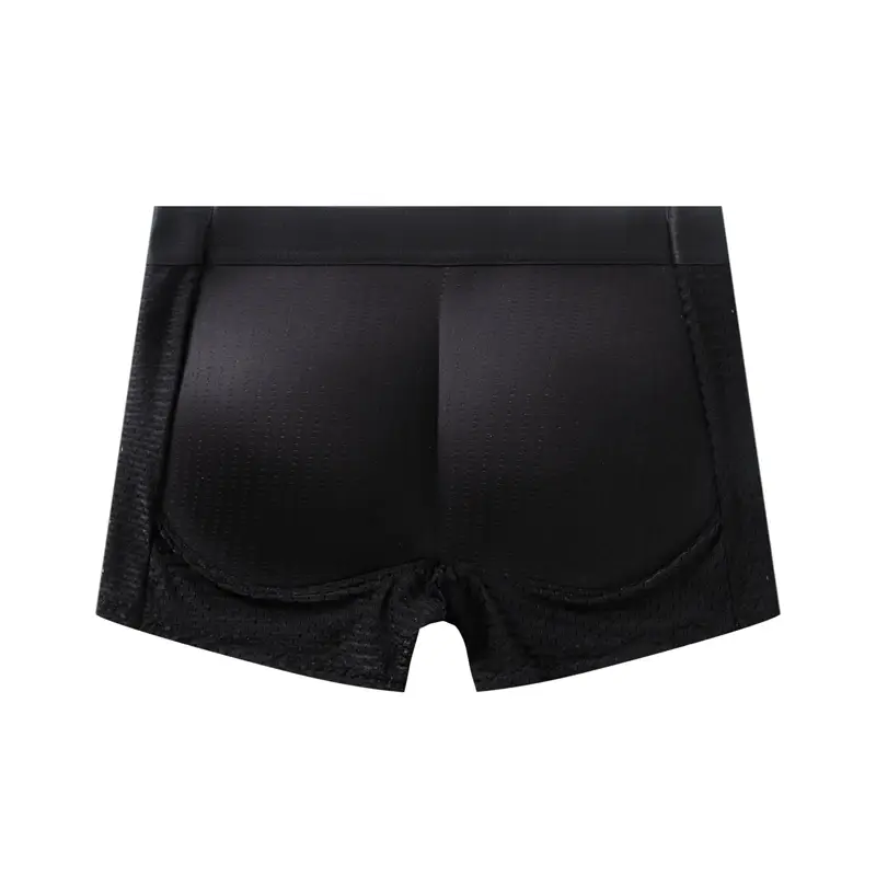 Celana Pendek Pria Celana Pendek Penambah Pinggul Bokong Palsu Bawaan Celana Boxer Celana Dalam Pakaian Dalam Empuk Celana Dalam Pakaian Pembentuk Nilon Bersirkulasi — image 5