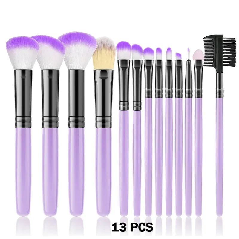 New 10/32PCS Makeup Brushes Set Soft Fluffy Powder Foundation Contour Blush Concealer Eyeshadow Blending Highlighter Beauty Tool — image 18