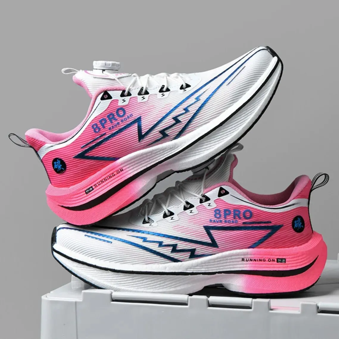 Carbon Plate Marathon Running Shoes Men Women Breathable Lightweight Shock Absorbing Non Slip Sports Sneakers — image 4