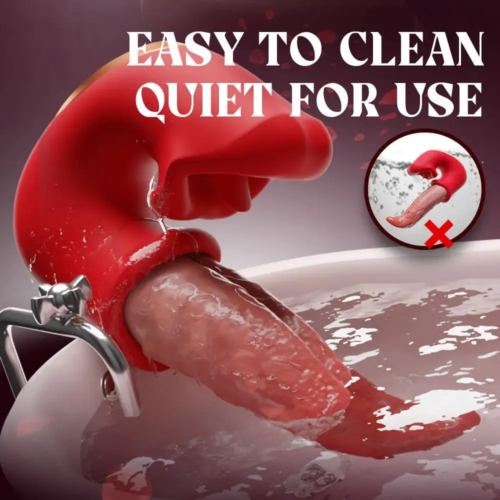 3 IN 1 Tongue Swing Tease Vibrator Mouth Biting Clitoral Nipple Stimulator Clit G Spot Pleasure Tools Sex Toys for Women Couples — image 3