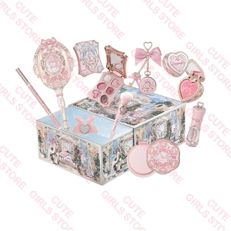 Flower Knows Knight Unicorn Collection Mini All-In Gift Set-dengan Lipstik Blush Eyeshadow Powder Lip Liner Cermin & Alat — image 11