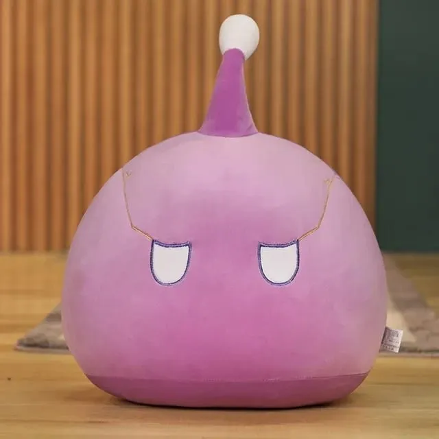 Novo 10cm anime projeto bonito genshin impacto slime pelúcia travesseiro brinquedos kawaii dos desenhos animados anime travesseiro brinquedos aniversário presente de natal para crianças — image 24