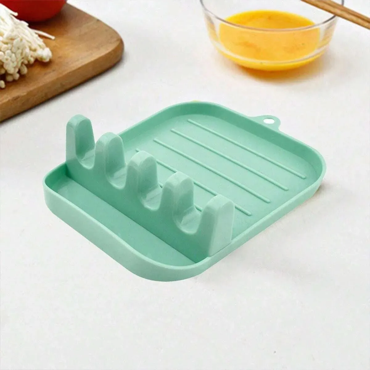 1pc Household Multifunctional Spatula Rack Kitchen Shovel Spoon Storage Rack Sitting Cutting Board Spatula Pot Cover Shelf — image 6